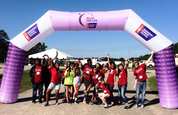 2016 Relay for life arch 2 Wilson Youth Council