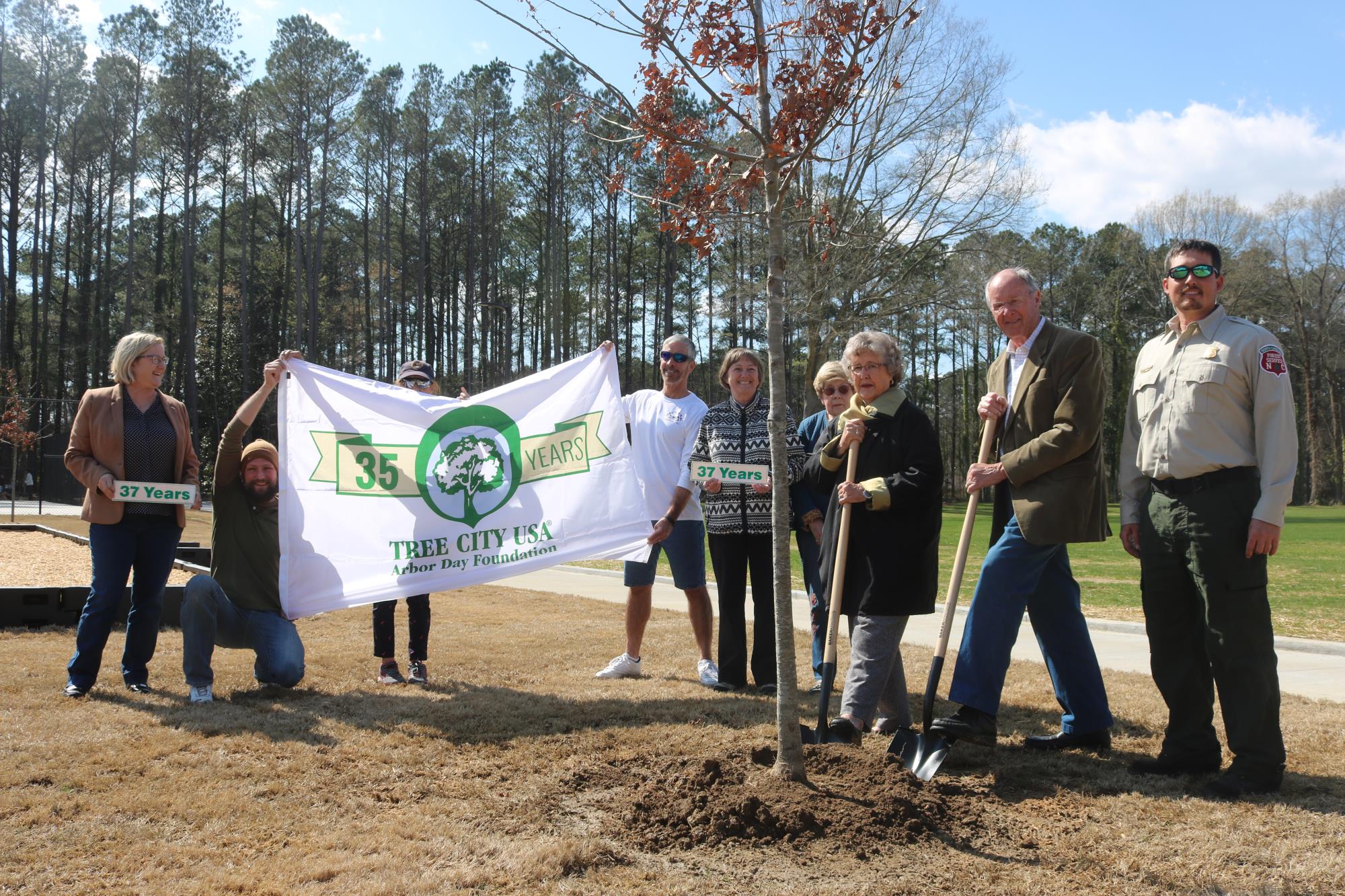 arbor day tree planting