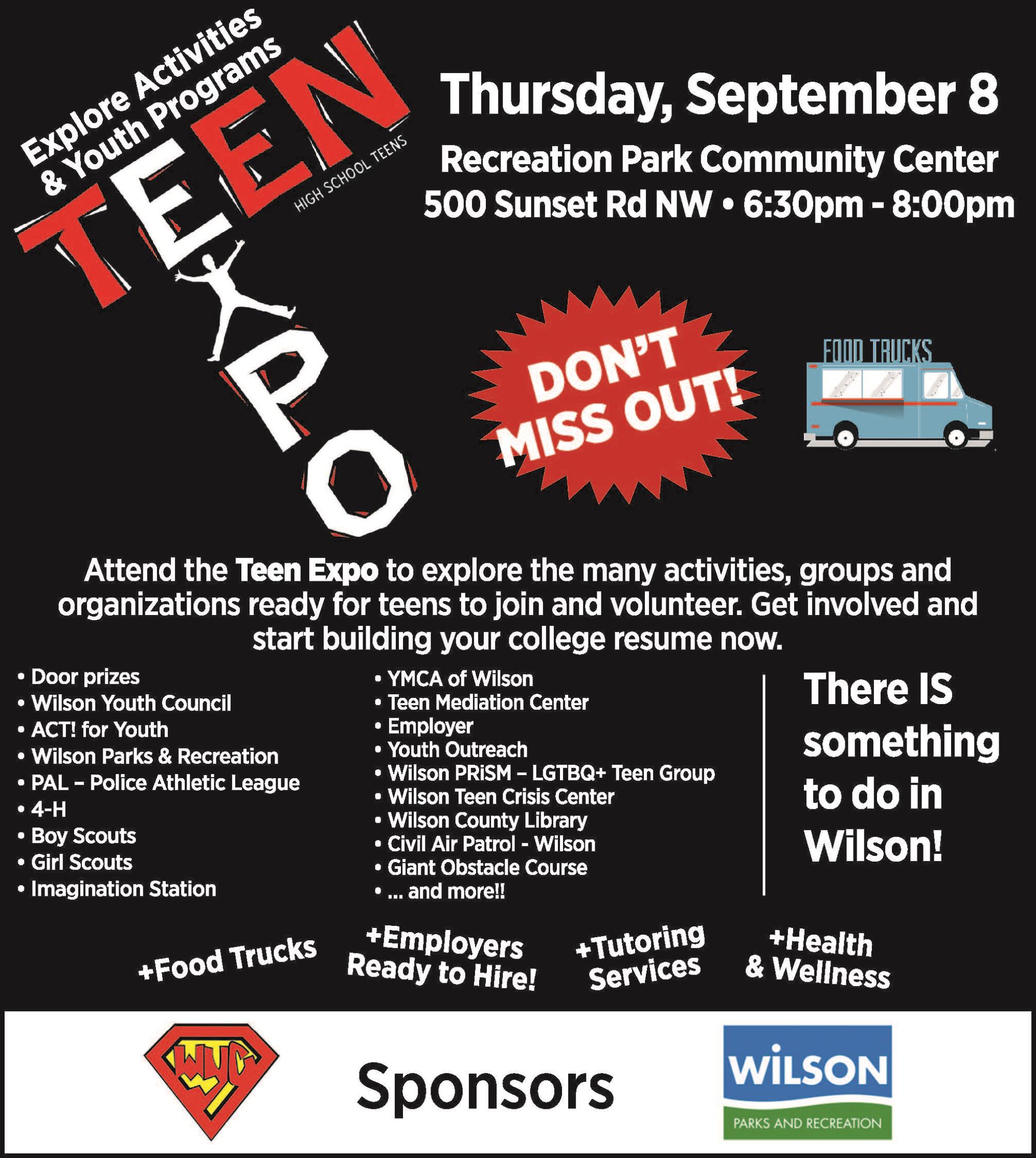 2022 Teen Expo flyer