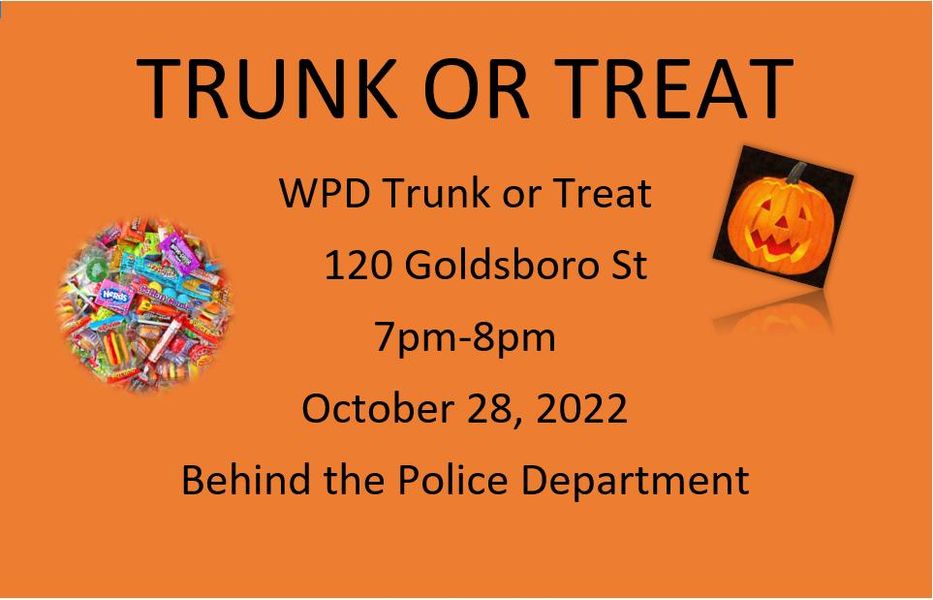 WPD Trunk or Treat