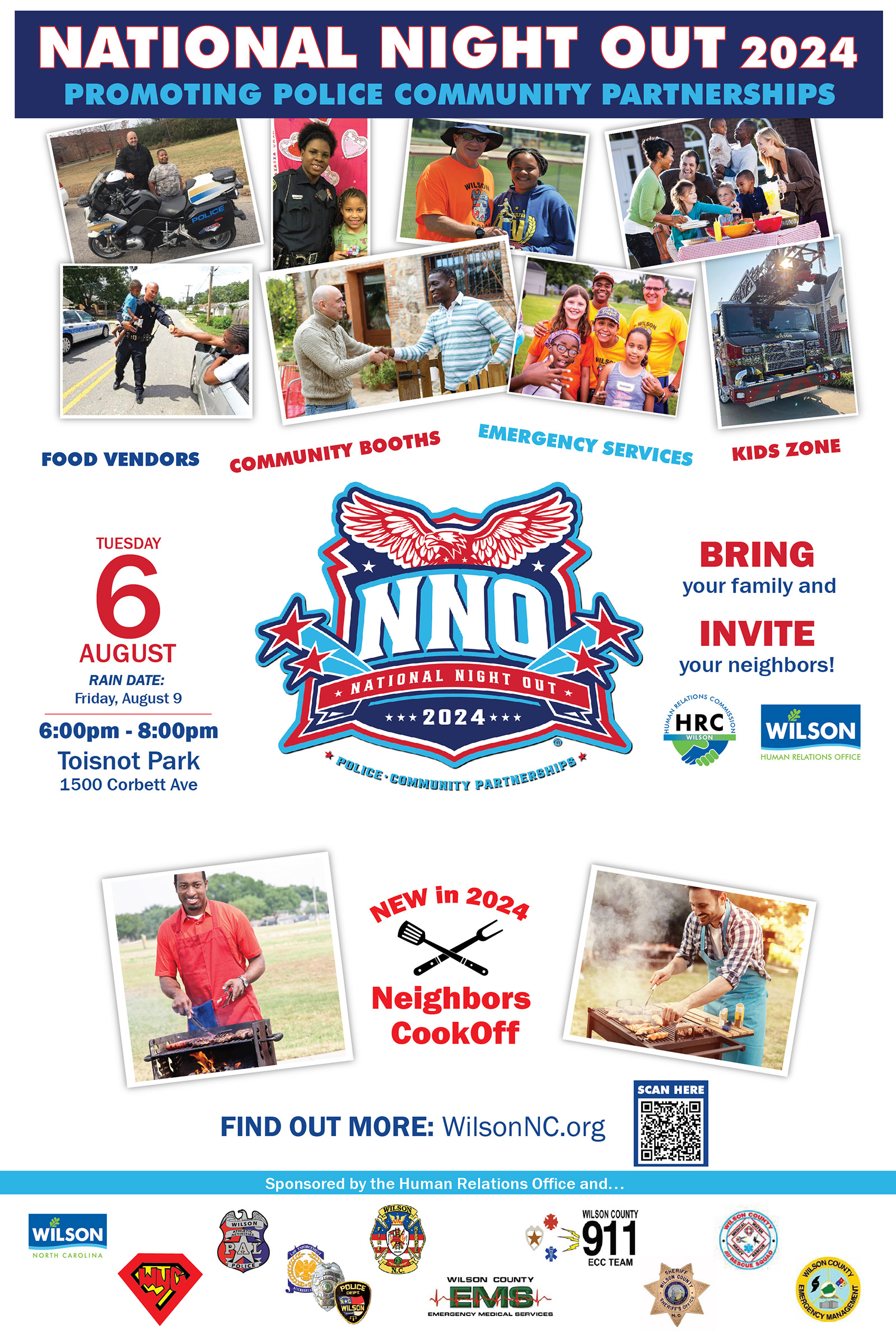 National Night Out 2024 flyer