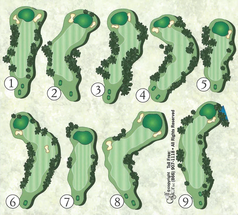 wedgewood course layout_front 9 